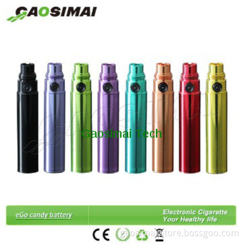 newest design colorful candy ego t battery